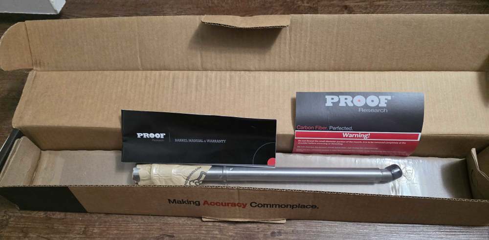 Proof Research 12.5" .300 BLK Stainless Steel Barrel - 1:7 Twist PR15 NEW-img-0