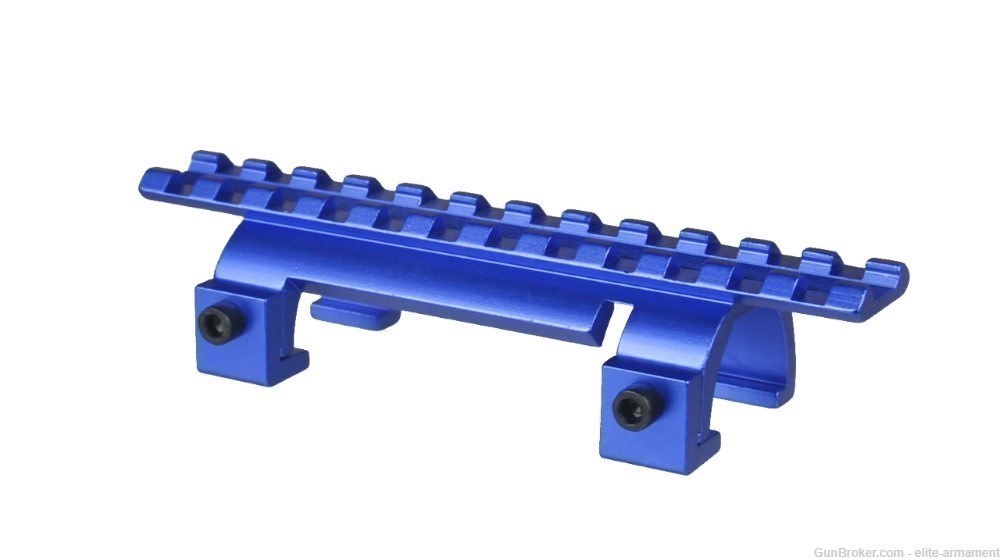 GSG5 Rifle HK Style .22 Scope Red Dot Optics Mount Blue Aluminum V1-img-0