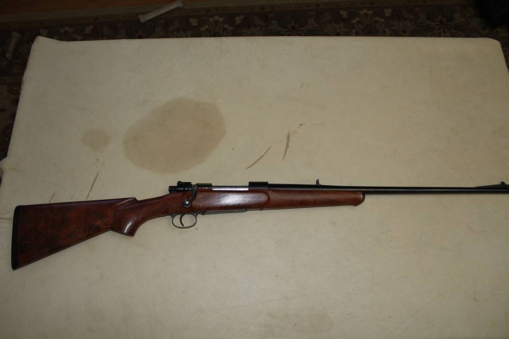 Husquvarna 8x57 mauser action, 24" barrel, excellent bore, excellent over -img-0