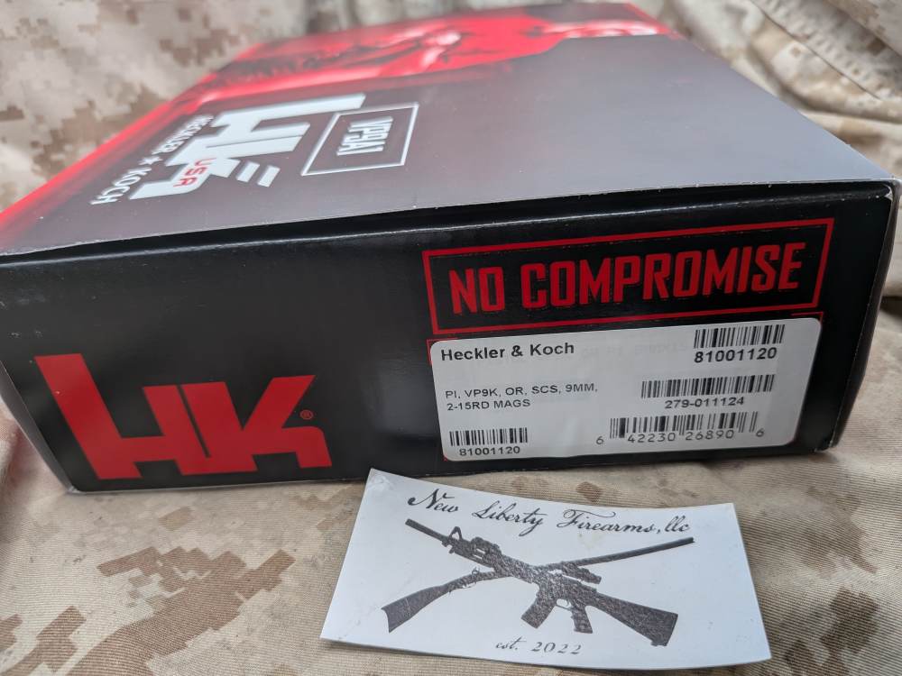Heckler & Koch H&K HK VP9A1 K VP9K 9mm w/ Holosun SCS NEW VP9 K-img-4