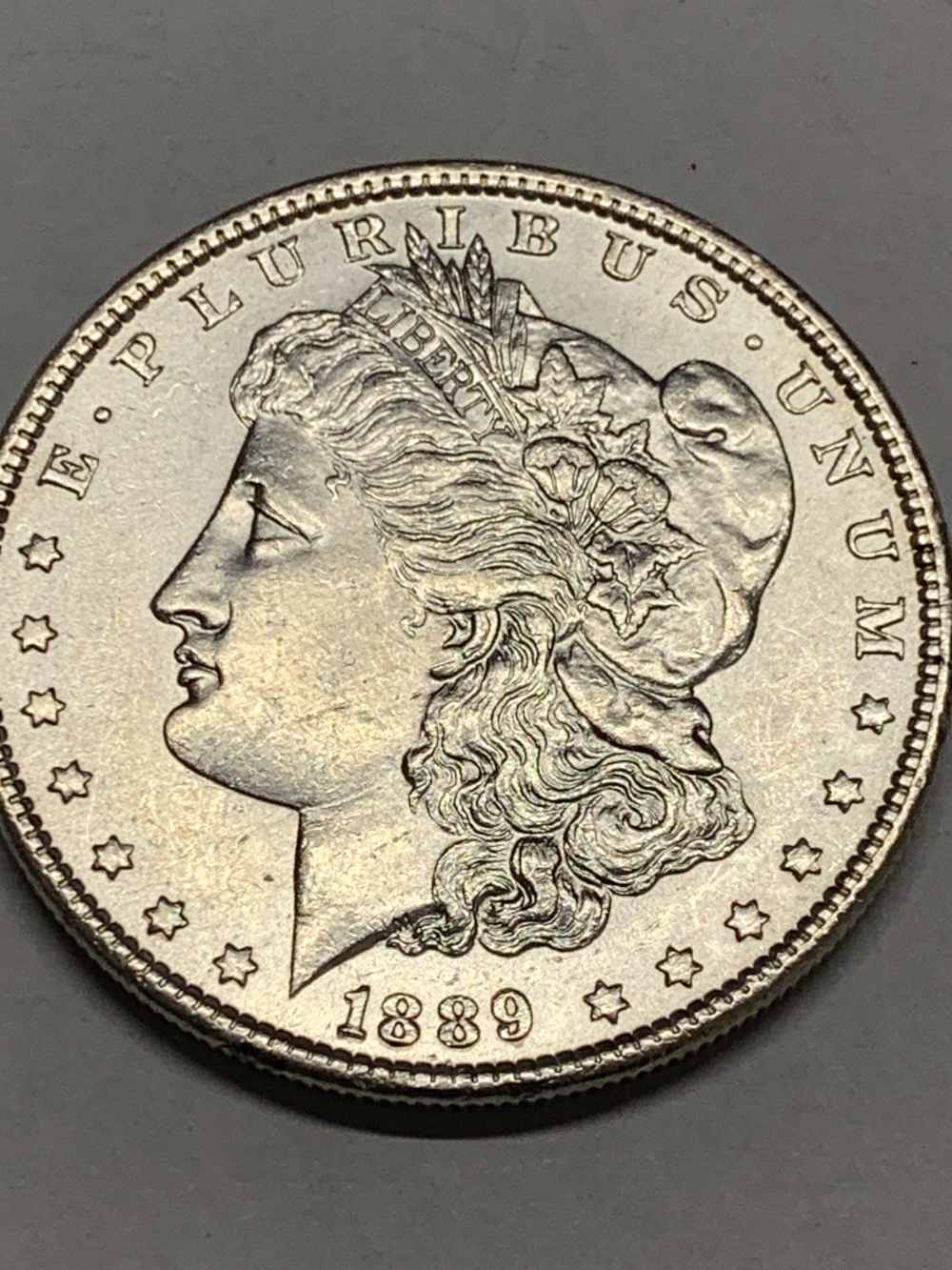 1889 Morgan Silver Dollar - BU/MS+ details!-img-1