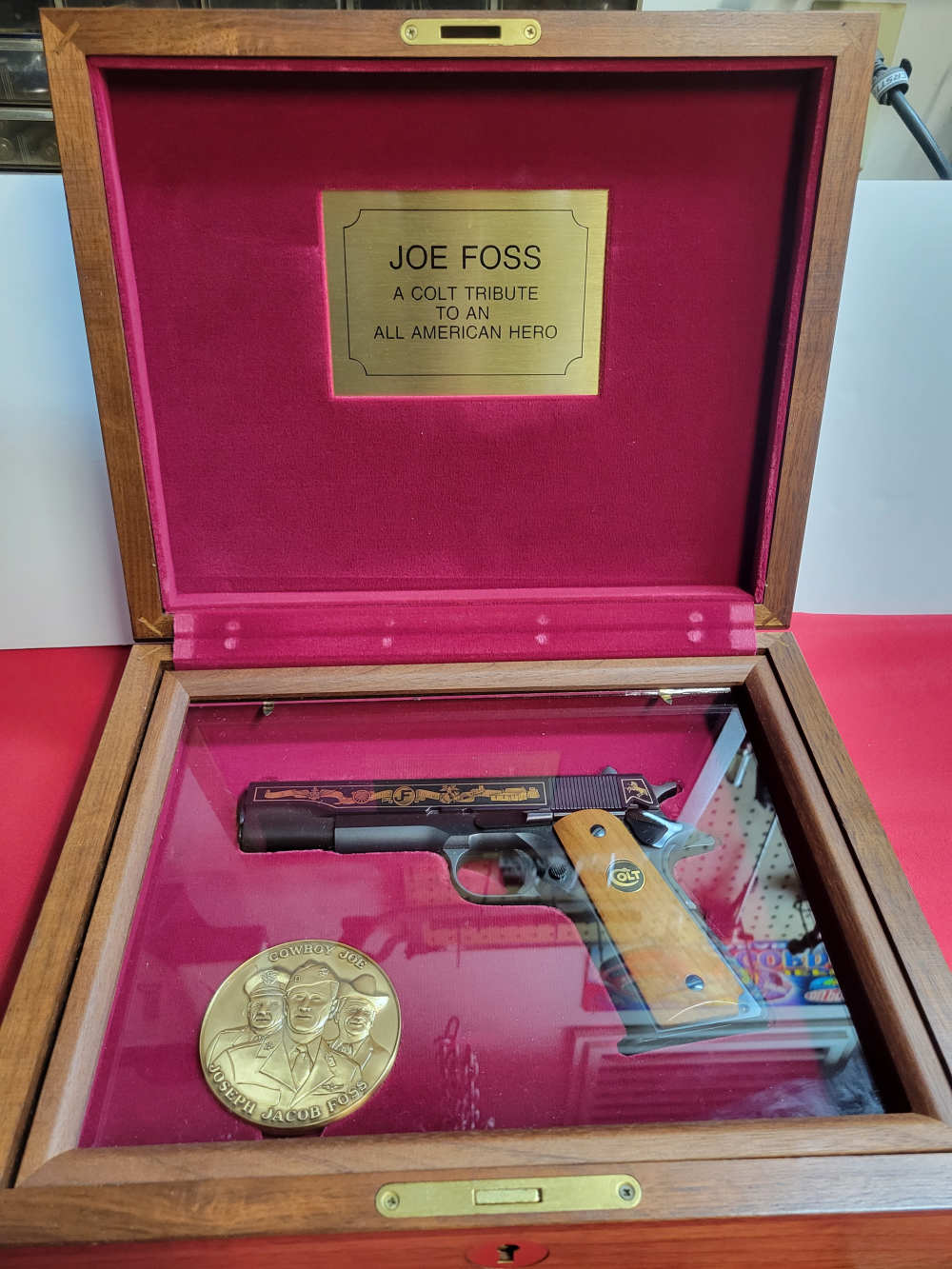 AMAZING! Colt Joe Foss Tribute Heritage 1911 Full Set 45acp wwii Collector-img-1