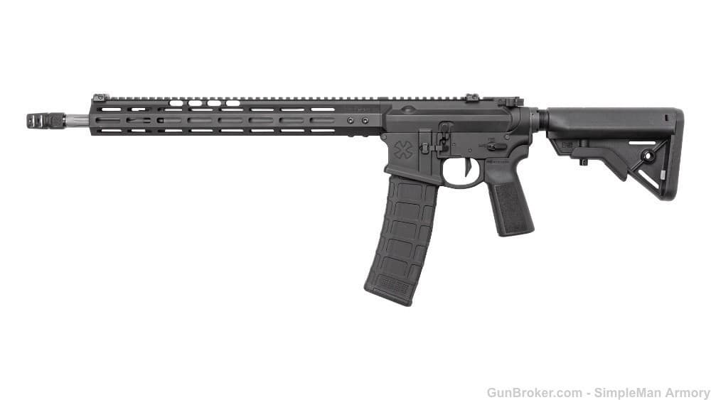 NOVESKE GEN 4 17" RIVAL Rifle 5.56-BLACK CERAKOTE-img-0