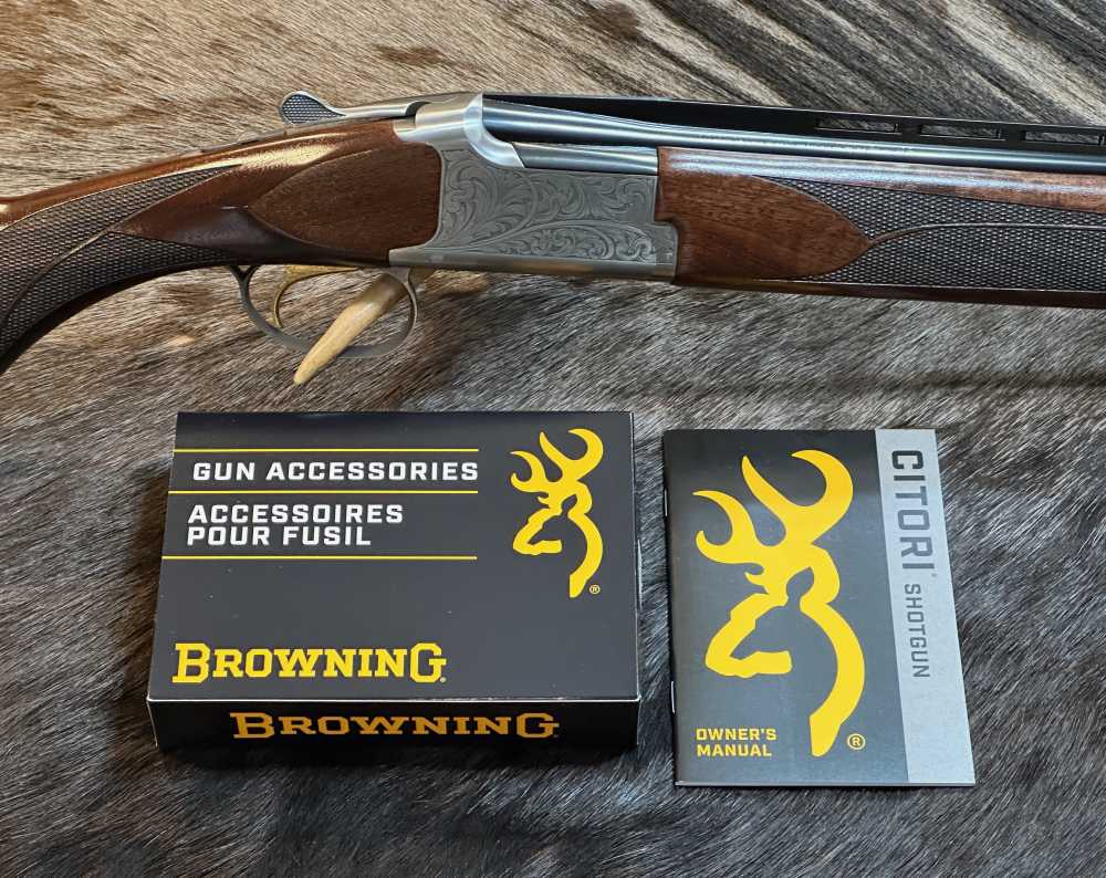 BROWNING CITORI WHITE LIGHTNING 410 BORE 28" BARRELS, ENGRAVED-img-21