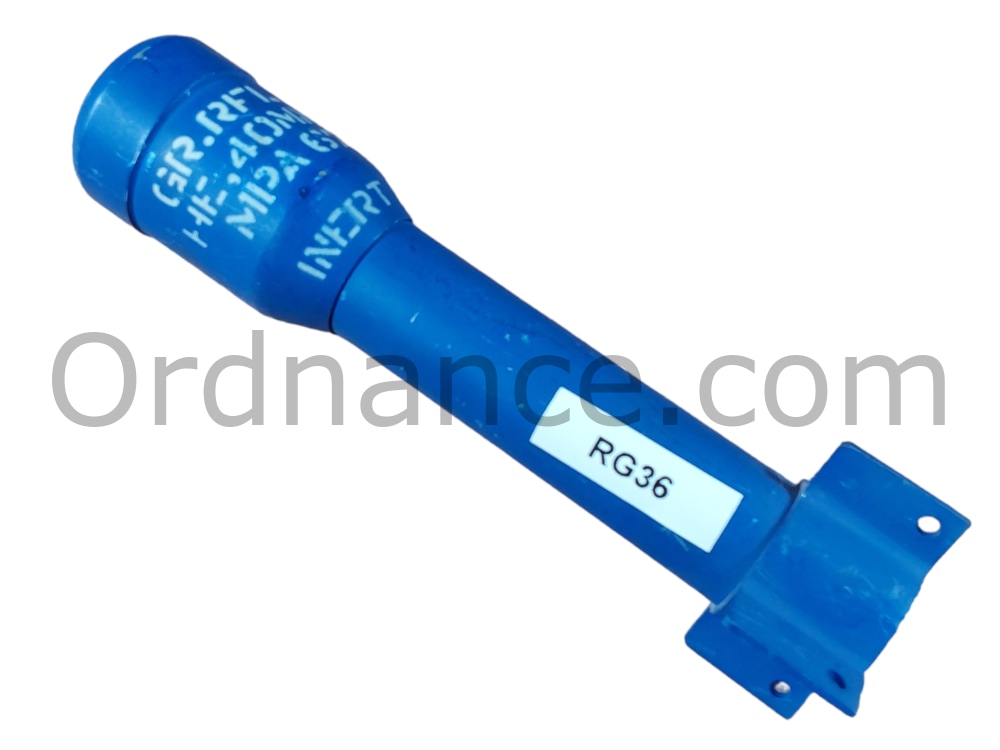 RARE Belgian 40mm GR.RFL-40 HE rifle grenade inert round FREE SHIPPING-img-0