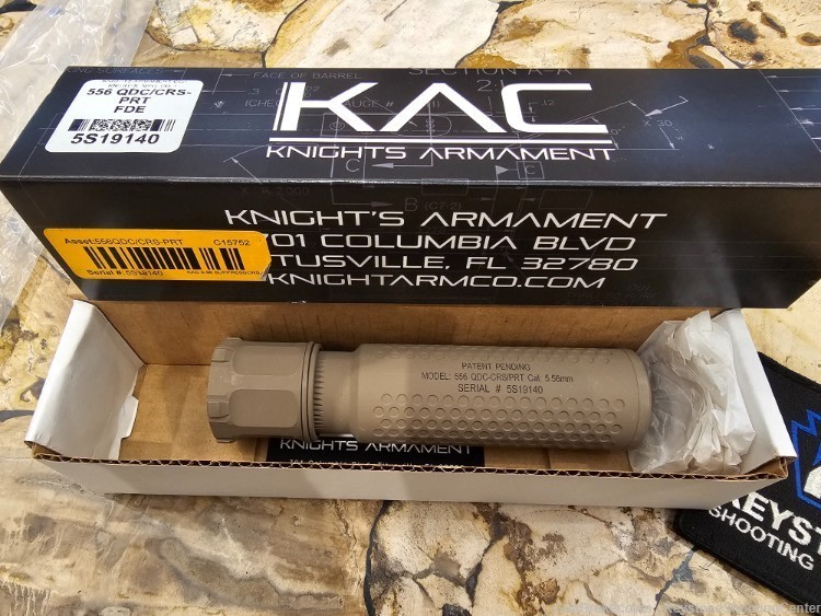 *NFA* KNIGHTS ARMAMENT 556QDC FDE SUPPRESSOR-img-1