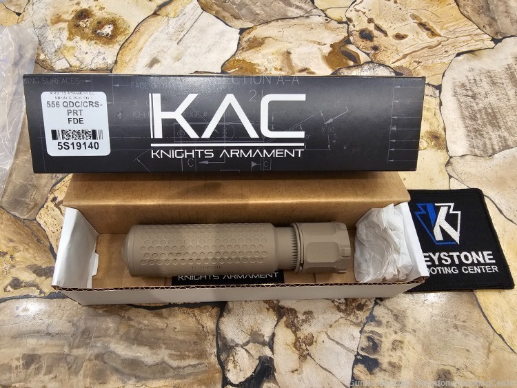 *NFA* KNIGHTS ARMAMENT 556QDC FDE SUPPRESSOR-img-0