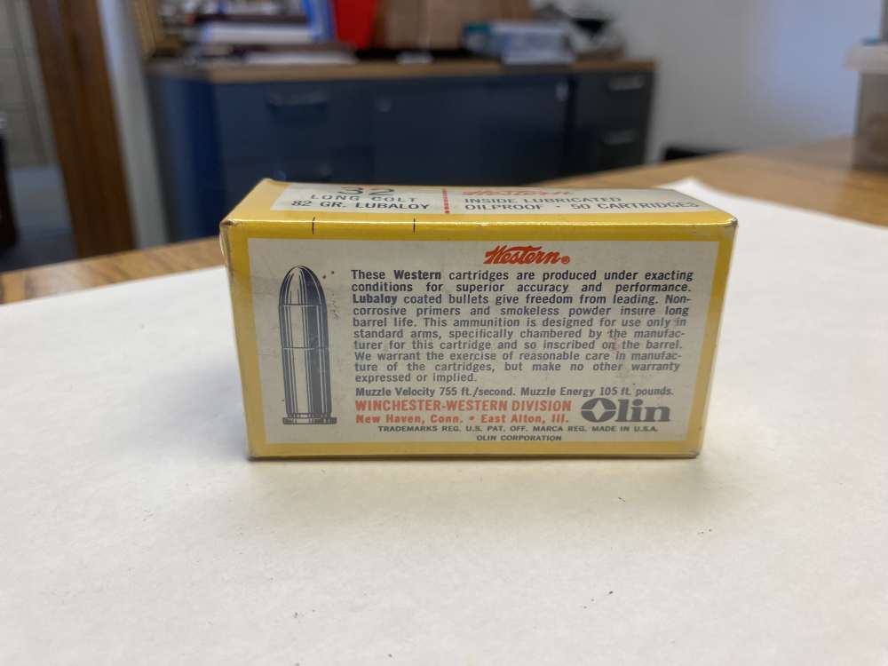 32 Long Colt WESTERN  X 82 grain Lubaloy Lead NOS -img-13