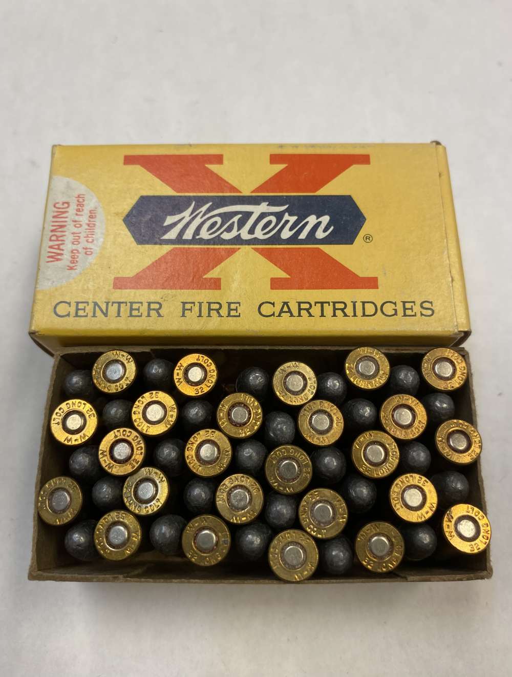 32 Long Colt WESTERN  X 82 grain Lubaloy Lead NOS -img-0