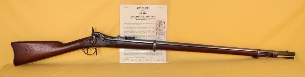 Rare Springfield Model 1870 .50-70 Trapdoor Rifle Ser No 142-img-0