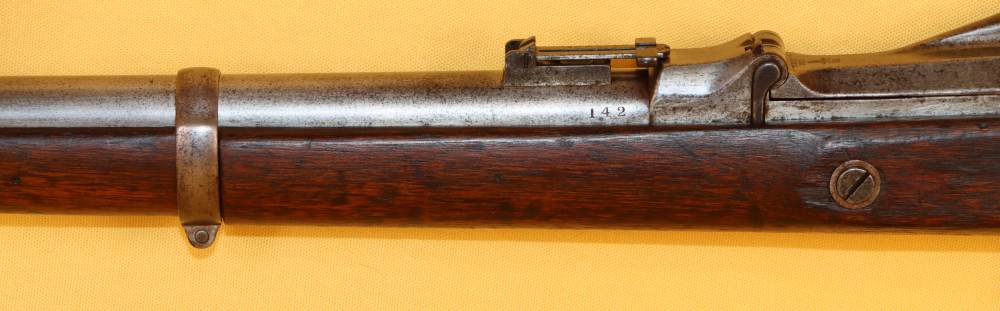 Rare Springfield Model 1870 .50-70 Trapdoor Rifle Ser No 142-img-15