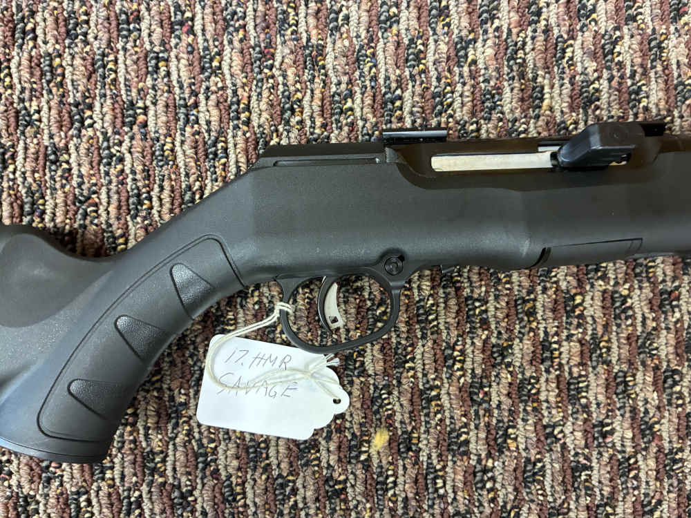 Savage A17 HMR 22” barrel, synthetic stock, as new no box-img-1