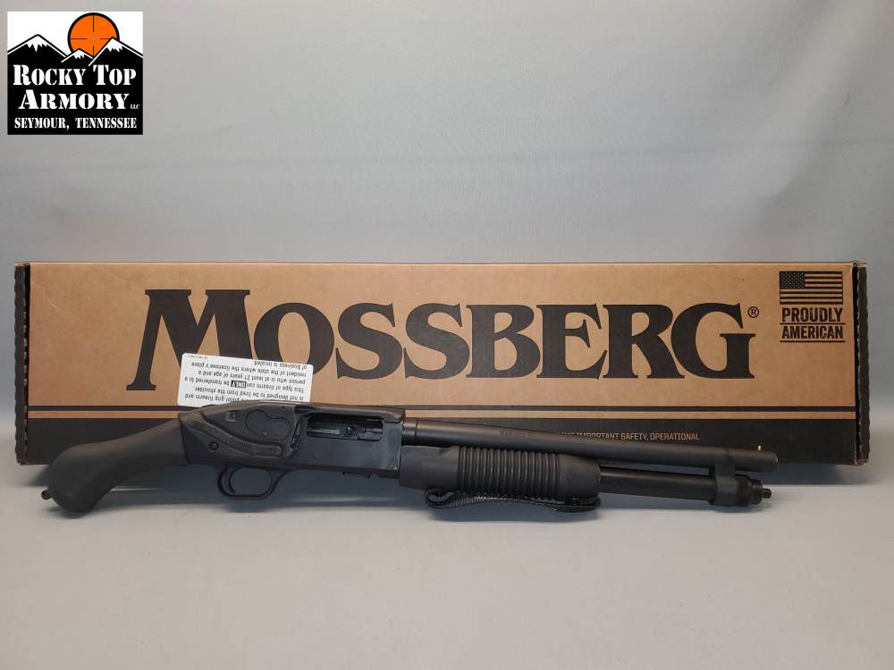 MOSSBERG 50637 PUMP 590 SHOCKWAVE CT LASER 20 GA RAPTOR GRIP 14" -img-0
