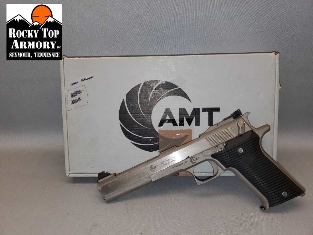 AMT ARCADIA AUTOMAG II .22 MAG 6" TARGET PISTOL ORIGINAL BOX-img-0