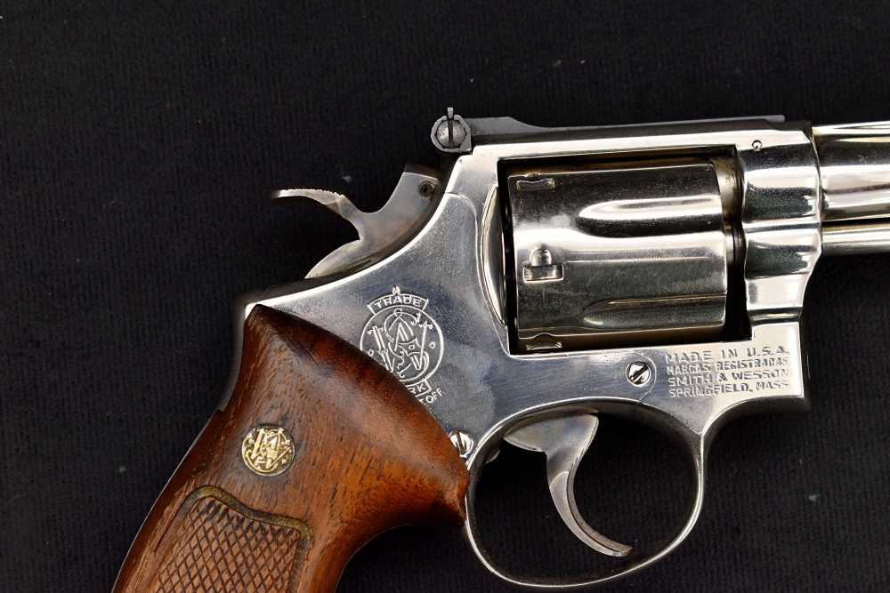 1971 Smith & Wesson Model 15-3 .38 SPL Nickel S&W 3T-img-19