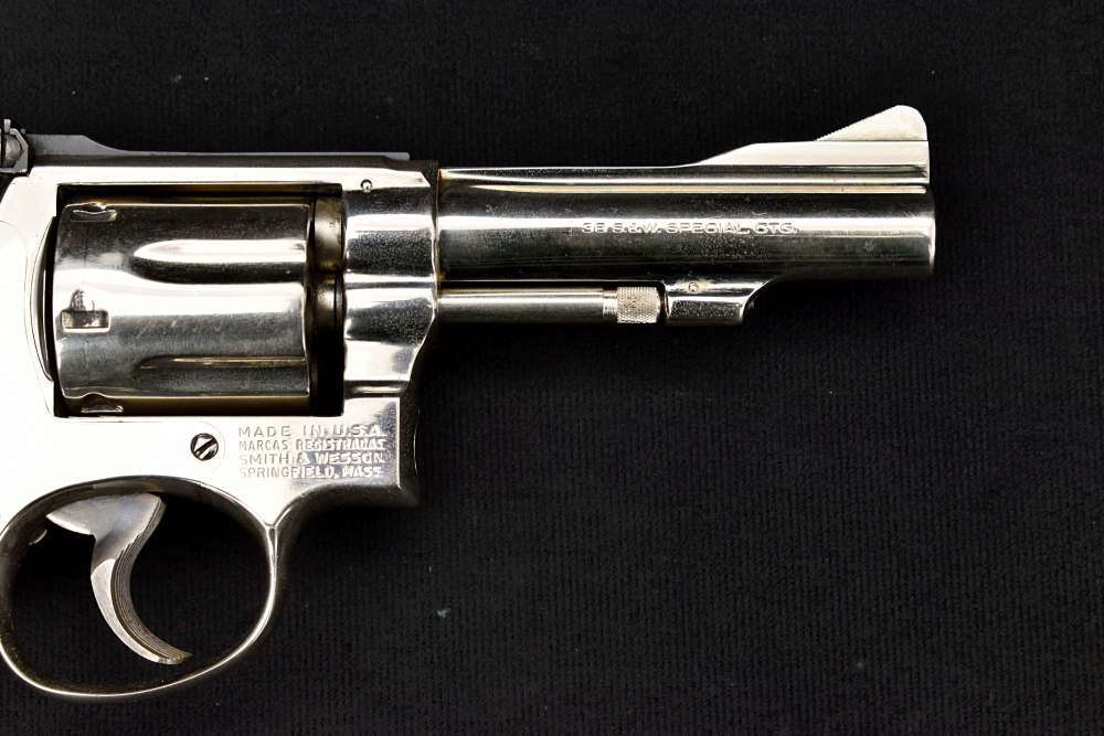 1971 Smith & Wesson Model 15-3 .38 SPL Nickel S&W 3T-img-20