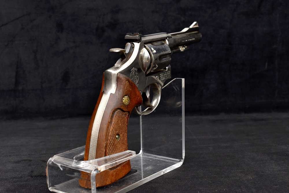1971 Smith & Wesson Model 15-3 .38 SPL Nickel S&W 3T-img-7