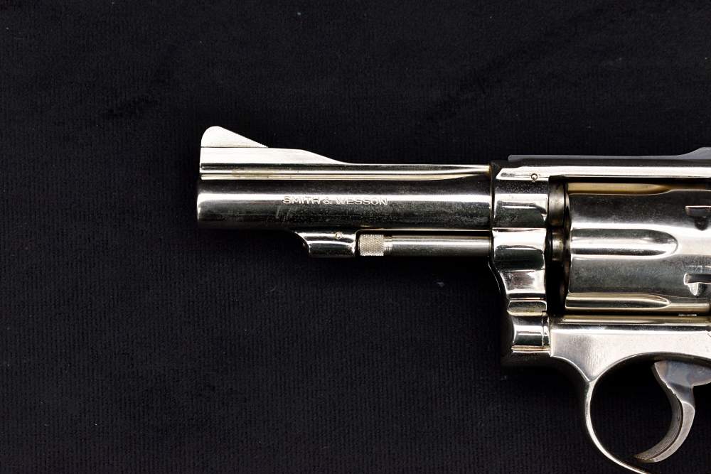 1971 Smith & Wesson Model 15-3 .38 SPL Nickel S&W 3T-img-23