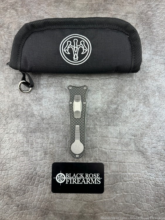 G&G Hawk Deadlock Model  B / Satin / Carbon Fiber Automatic OTF Blade-img-3