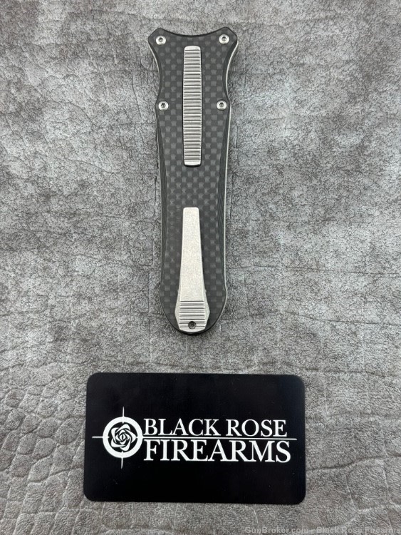 G&G Hawk Deadlock Model  B / Satin / Carbon Fiber Automatic OTF Blade-img-4