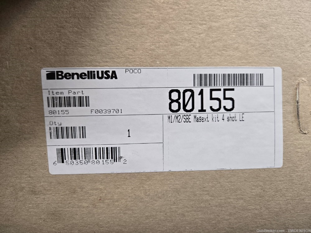 BENELLI M2 4 Shot Magazine Extension Kit SKU 80155 Plus 4-img-1