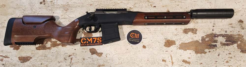 CM7S 300 Blackout 12.5" Bolt Action Short Barrel Rifle WOOX 300BLK-img-1