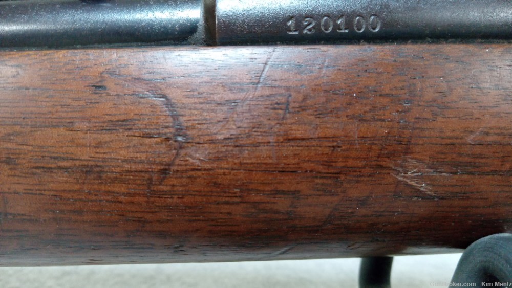 Winchester 74 Semi Auto Rifle, 1942, Rear Loading, 22LR, 24" Barrel-img-8