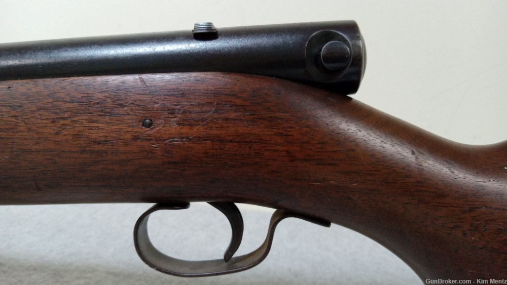 Winchester 74 Semi Auto Rifle, 1942, Rear Loading, 22LR, 24" Barrel-img-4