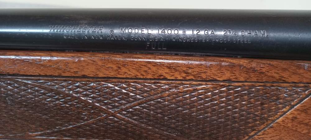 Winchester 1400 MKII Semi Auto Shotgun, 12G, 30" Barrel, 5 Rounds-img-11