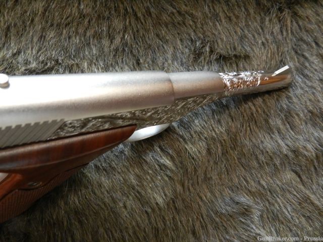Colt Huntsman 22LR 4 1/2" Nickel A Factory Engraved NIB-img-9