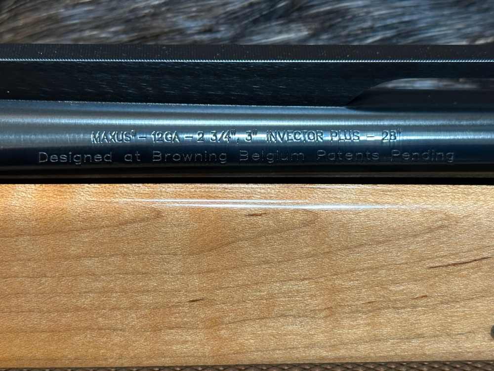 BROWNING MAXUS II HUNTER MAPLE 3" 12GA 28", GOOD WOOD-img-6