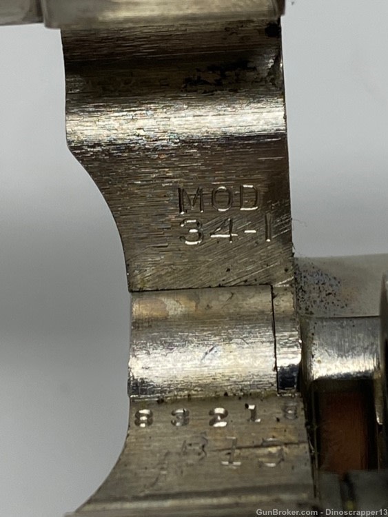 Smith and Wesson Model 34-1 Nickel .22 4” Barrel No CC Fees-img-14