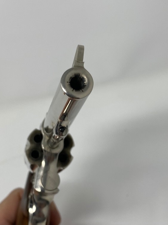 Smith and Wesson Model 34-1 Nickel .22 4” Barrel No CC Fees-img-11