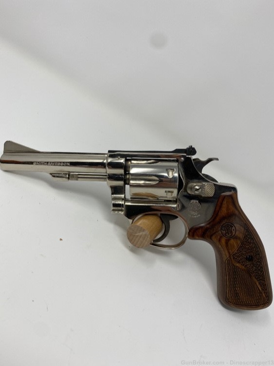 Smith and Wesson Model 34-1 Nickel .22 4” Barrel No CC Fees-img-1