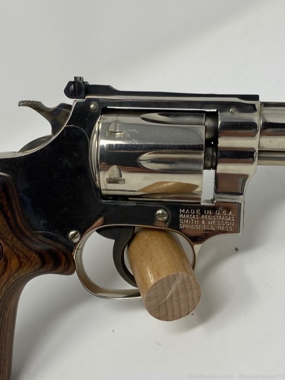 Smith and Wesson Model 34-1 Nickel .22 4” Barrel No CC Fees-img-6