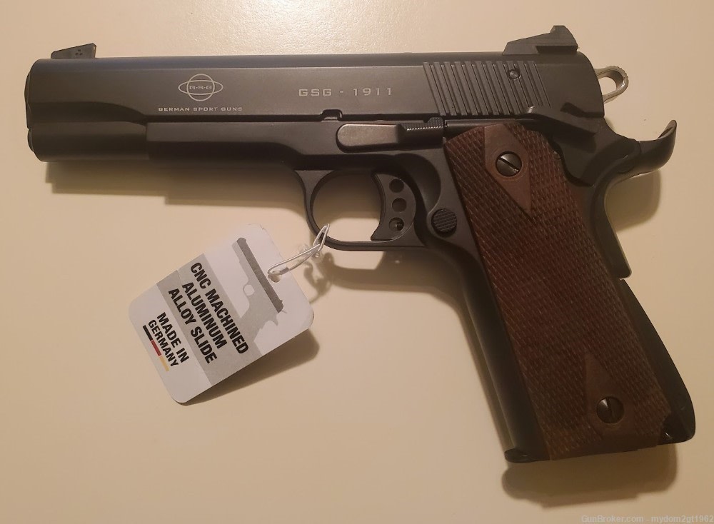 NEW BLUE LINE SOLUTION GSG 5" 1911 .22LR Black Pistol with Bonus ... -img-3