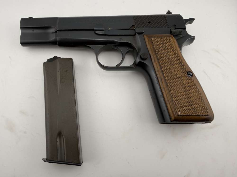 1972 Browning Hi Power C Series 9mm Belgium Made Factory Blue Matching Grip-img-15