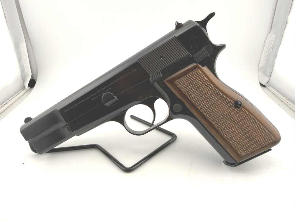 1972 Browning Hi Power C Series 9mm Belgium Made Factory Blue Matching Grip-img-1