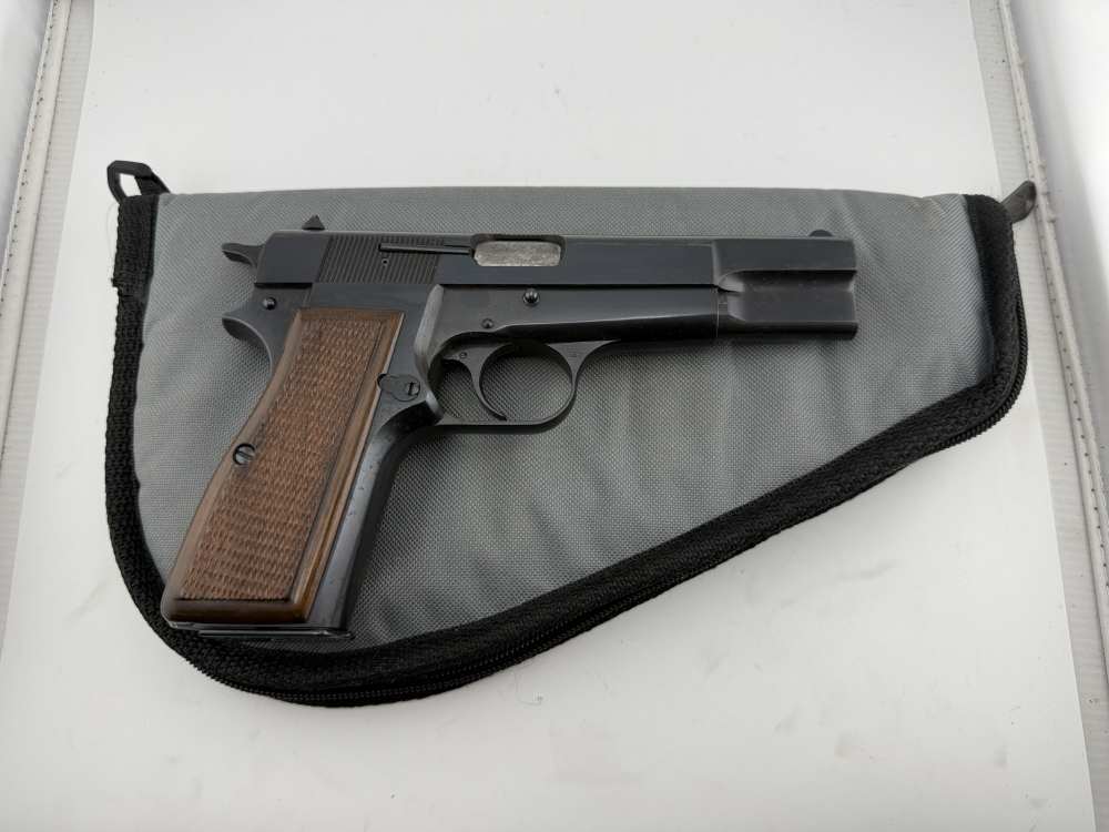 1972 Browning Hi Power C Series 9mm Belgium Made Factory Blue Matching Grip-img-16