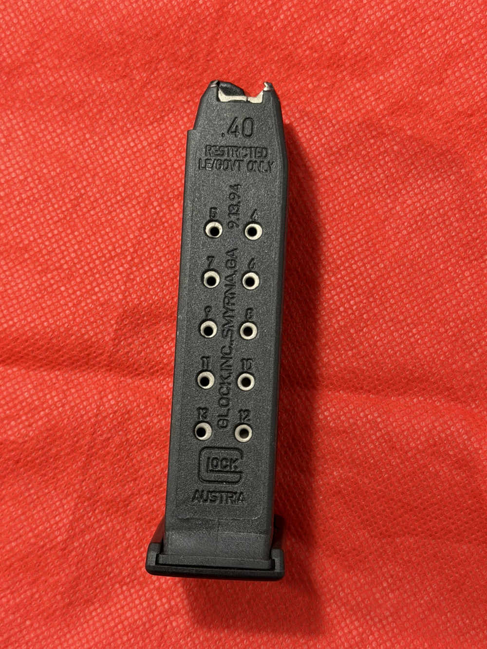 Glock 23 40 Cal 13rd Magazine LEO Marked -img-0