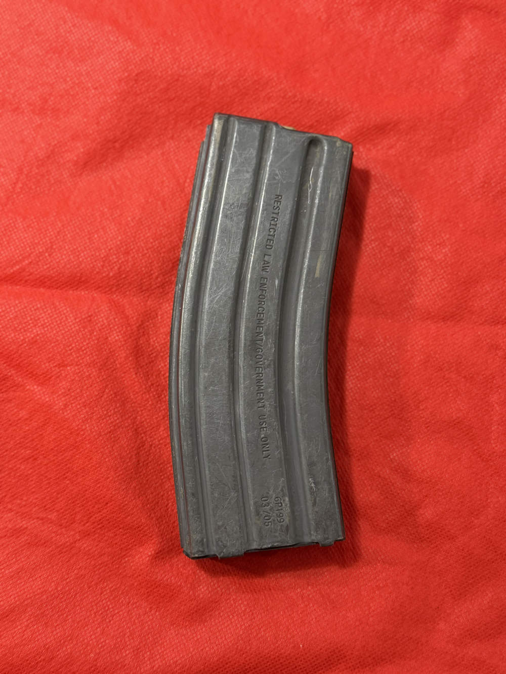 Ban-Era AR-15 magazine Law Enforcement Government Use Only marked 30rd-img-1