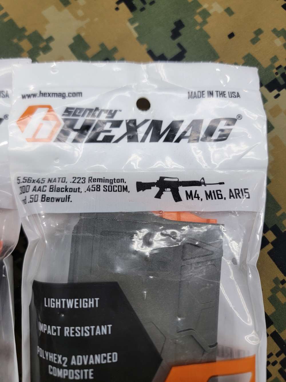 Hexmag 10rd magazines (x2) 30rd bodies. 5.56/223-img-2