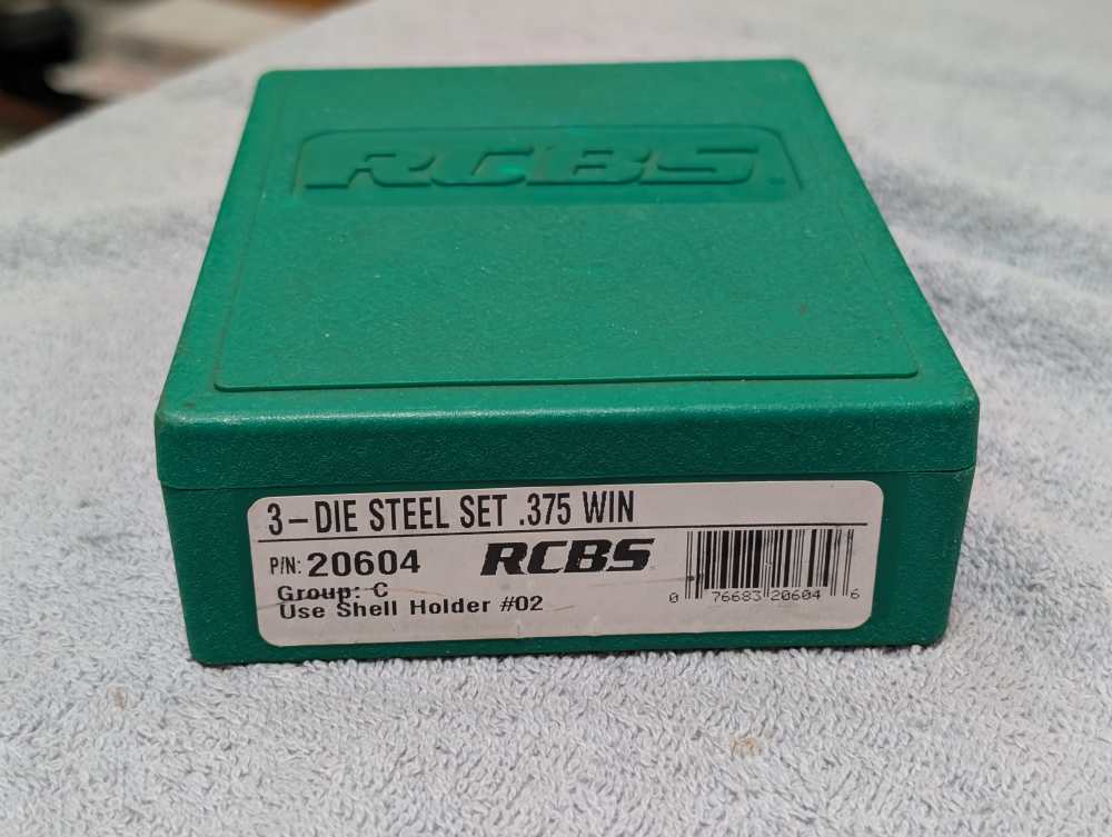 Like new RCBS 3 die set for 375 Winchester-img-1