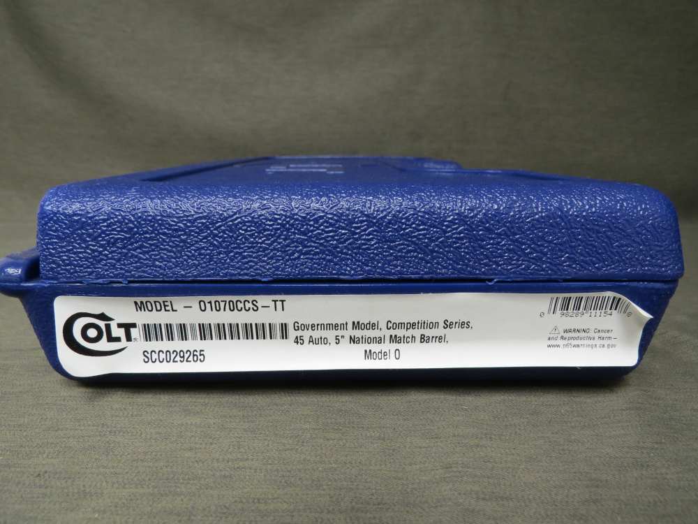 Colt Competition Government S70 .45 acp Pistol 5" 8+1 Two-Tone O1070CCS-TT-img-9