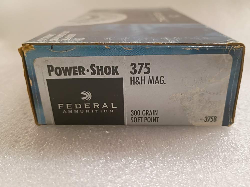 Federal Power - Shok 375 H&H mag 300 Grain Soft Point 20 Rounds - 375B-img-4