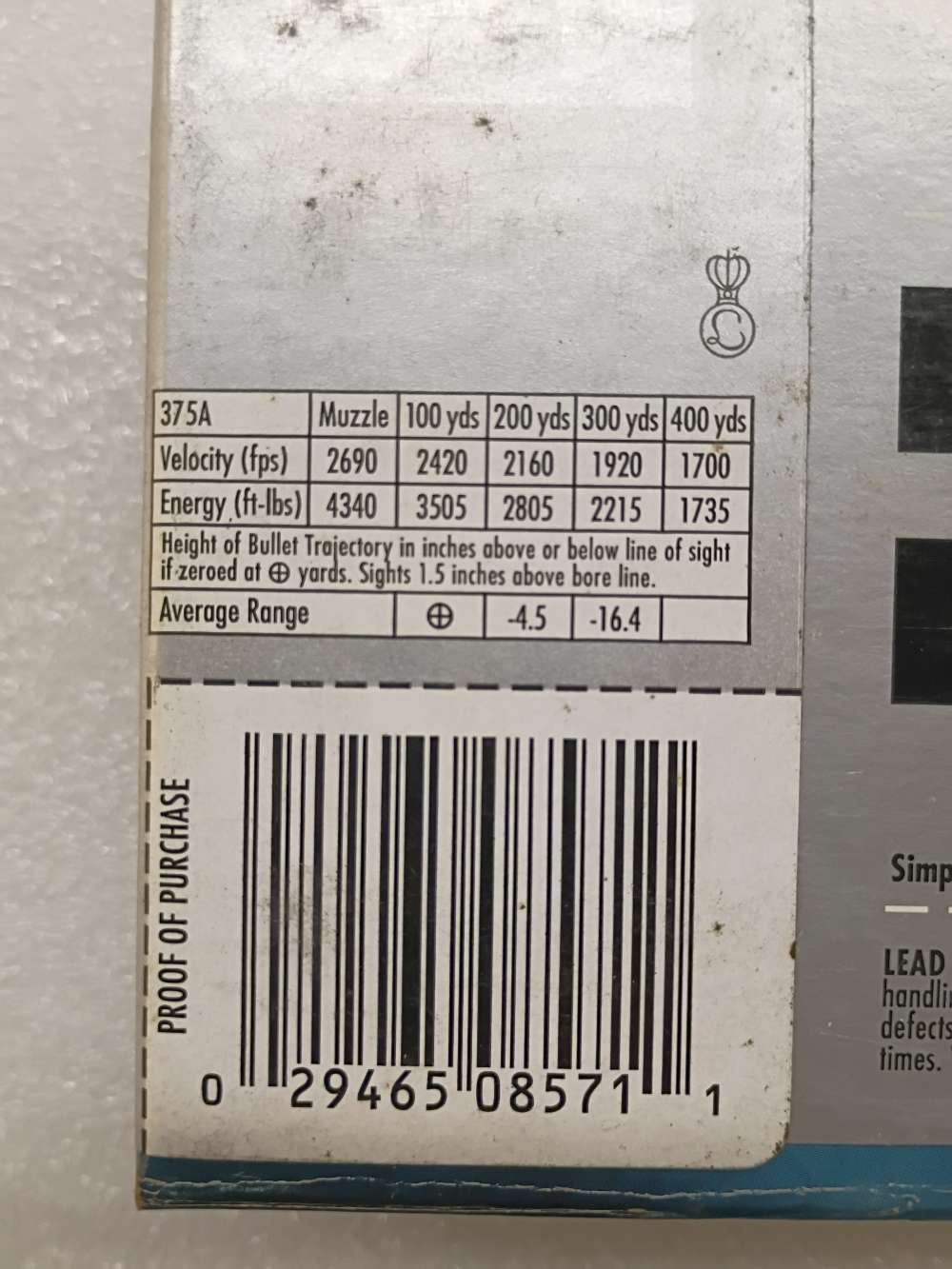 Federal Power - Shok 375 H&H mag 270 Grain Soft Point 20 Rounds - 375A-img-5