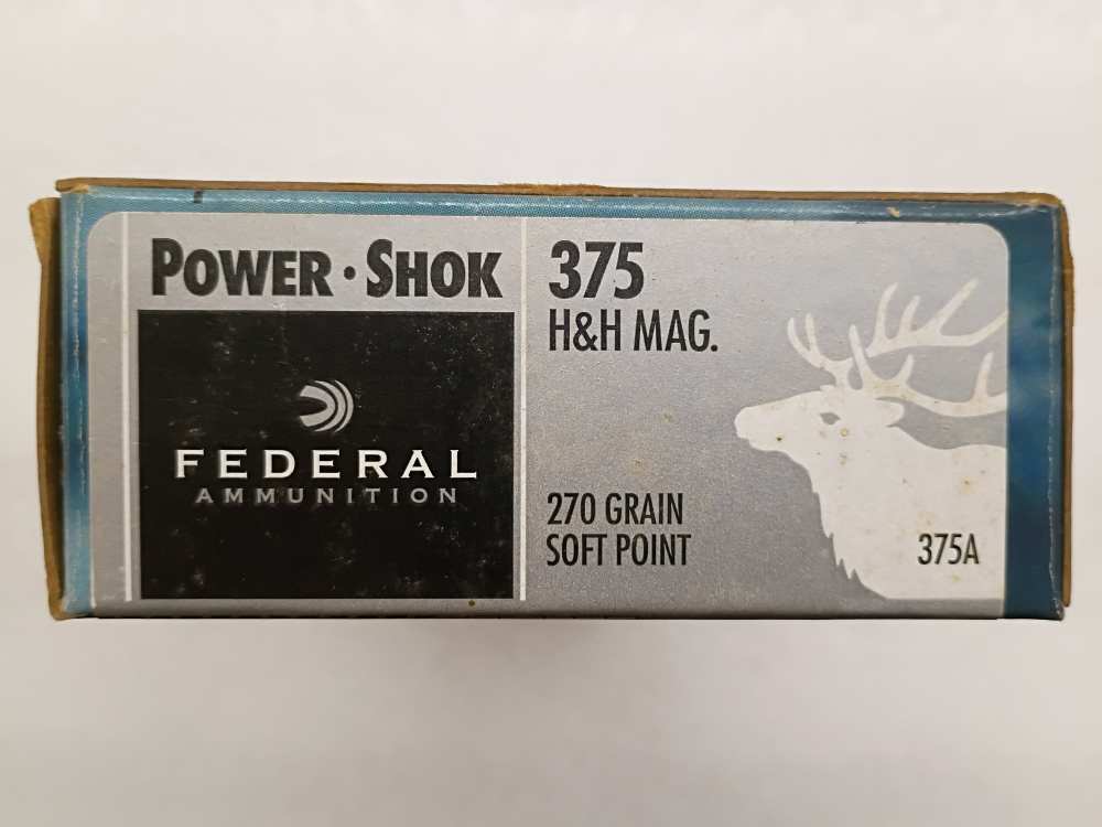 Federal Power - Shok 375 H&H mag 270 Grain Soft Point 20 Rounds - 375A-img-8