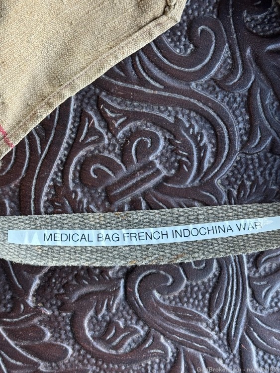 French IndoChina war medical bag.  -img-6