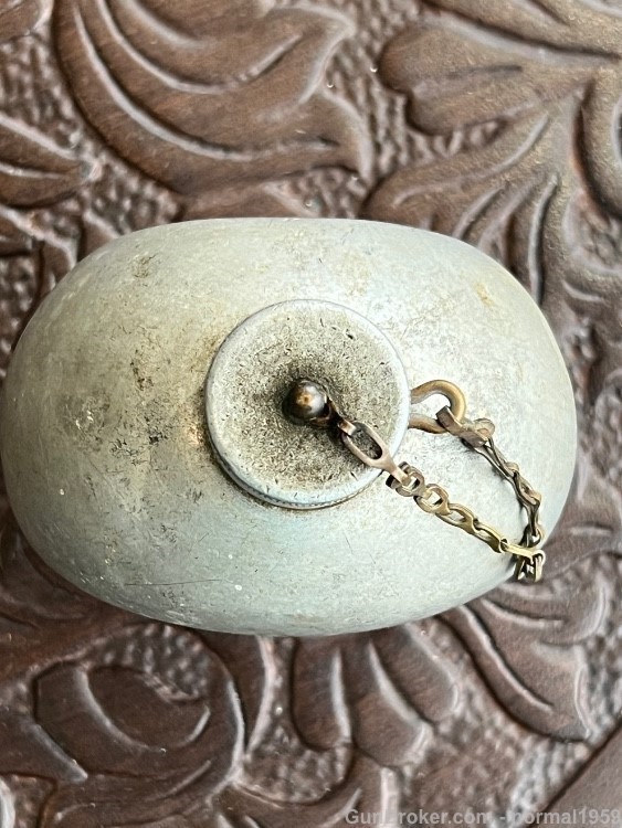 PRE-1918 WW1 RARE SPUN CANTEEN IN BEAUTIFUL SHAPE-img-23