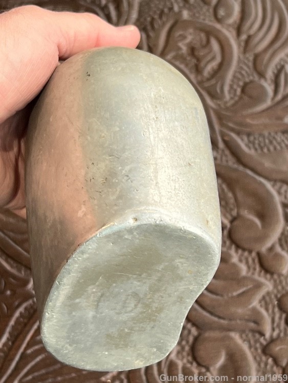 PRE-1918 WW1 RARE SPUN CANTEEN IN BEAUTIFUL SHAPE-img-20